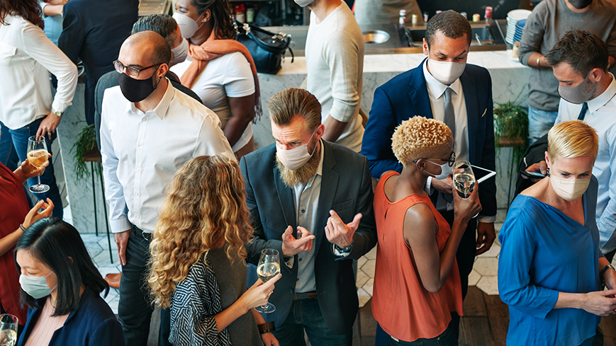 Crowd Face Masks